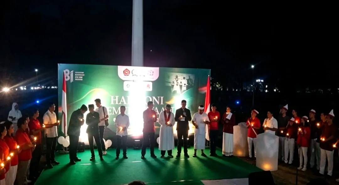 Pdt.Wesly Menyampaikan Refleksi Harmoni kemerdekaan mewakili seluruh gereja se sulawesi selatan