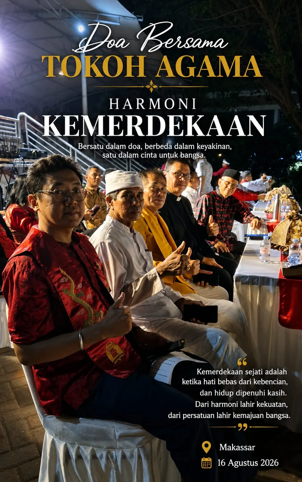 Para Tokoh Agama dalam Harmoni kemerdekaan Republik Indonesia
